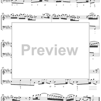 Flute Sonata no. 6 in E major (BWV1035)