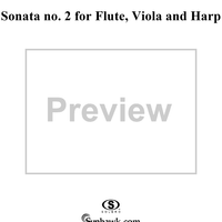 Sonata No. 2 for Flute, Viola and Harp - Flute