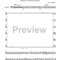 Praise to the Lord - Trombone 4