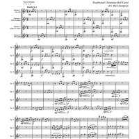Carol of the Trumpets - Score