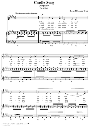 Cradle-Song, Op. 9, No. 2