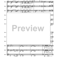 Canadian Fanfare - Score