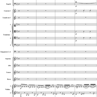 "Alzai le flebili voci al Signor", No. 1 from "Davidde Penitente", K469 - Full Score