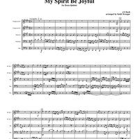 My Spirit Be Joyful - Score