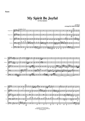 My Spirit Be Joyful - Score