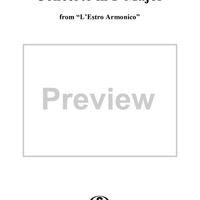 Concerto in F Major    - from "L'Estro Armonico" - Op. 3/7  (RV567) - Viola 1