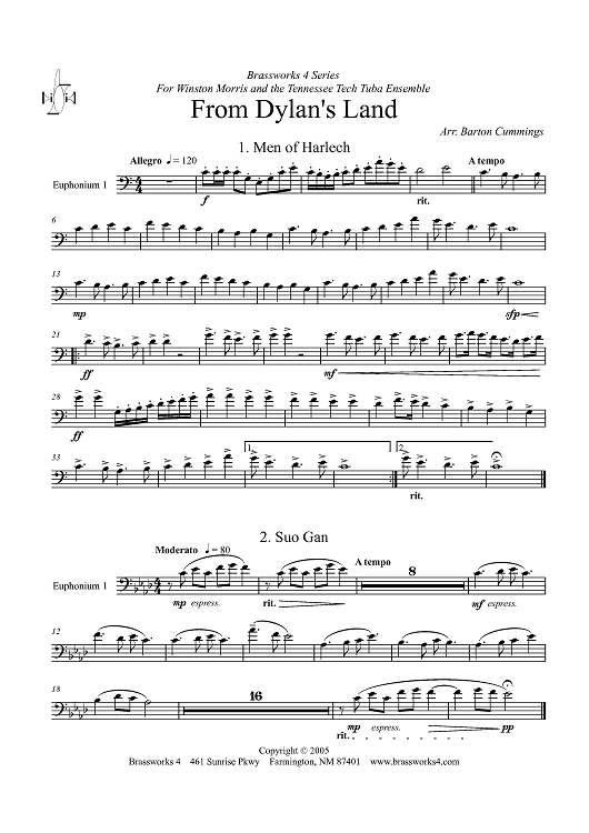 From Dylan's Land - Euphonium 1 BC