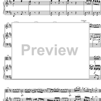 Concerto D Major Op. 1 - Score