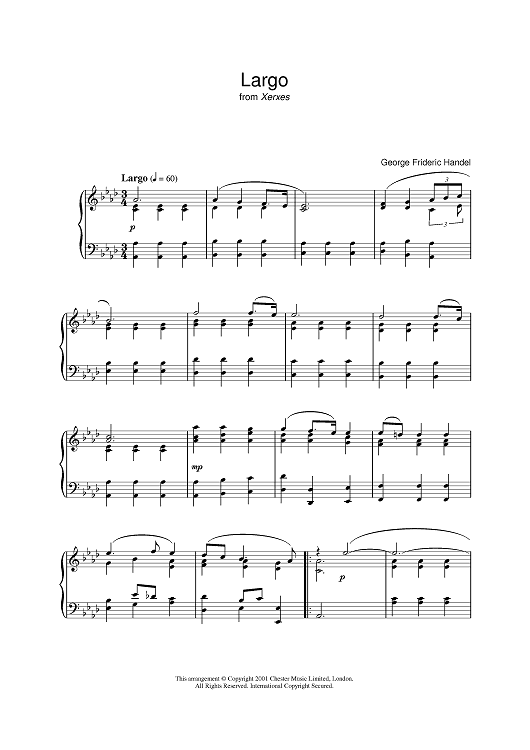 Largo (from "Xerxes")