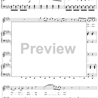Piano, piano, canto pio!, from "Der Freischutz," J277