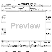 "Courant zimble", Eight Variations in A Minor (B245)