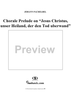 Chorale Prelude on "Jesus Christus, unser Heiland, der den Tod überwand"