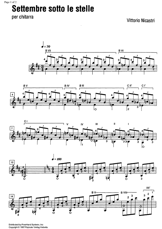 Settembre sotto le stelle