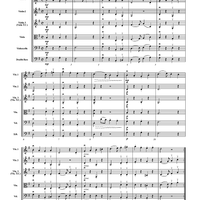 Allegretto from Symphony No. 3 - Score