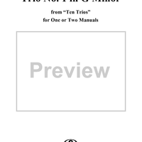 Trio No. 1 in G Minor from "Ten Trios", Op. 49, Book 1
