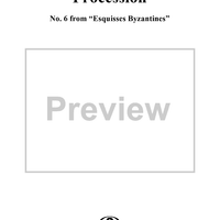 Procession, No. 6 from "Esquisses Byzantines"