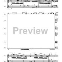 Allegro for Two Flutes - Score