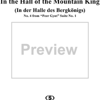 Peer Gynt Suite No. 1: In the Hall of the Mountain-king (In der Halle des Bergkönigs), Op. 46