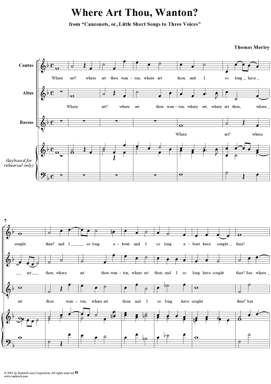 Where Art Thou, Wanton?