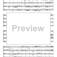 Concerto for Four Horns - Score