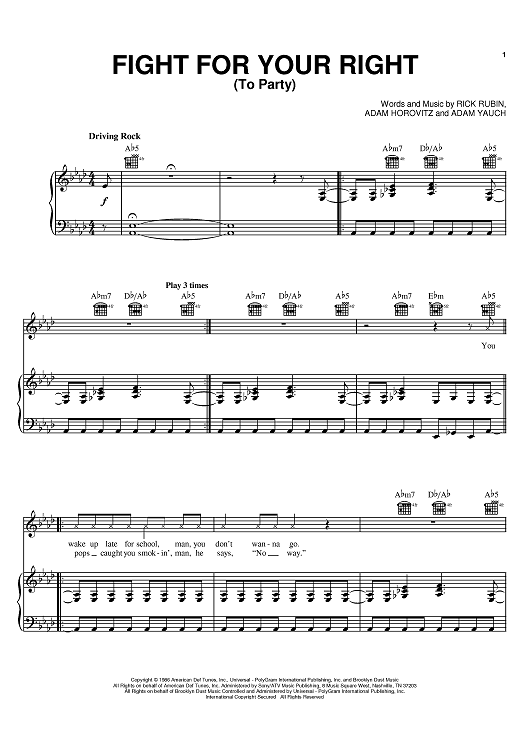 Fight For Your Right (To Party)