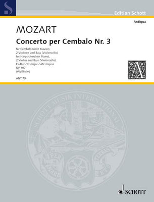 Concerto III Eb Major in E flat major - Score and Parts