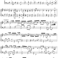 Partita on "Gelobet seist du, Jesu Christ" - 1