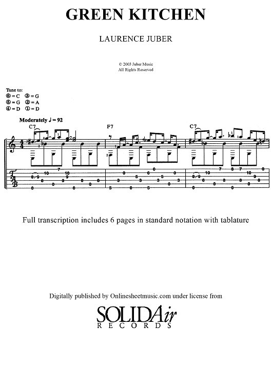 Green Kitchen (No MP3)