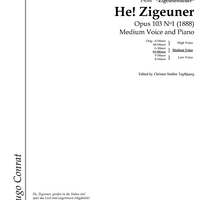 He! Zigeuner Op.103 No. 1