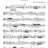 Arab Dance from The Nutcracker - Part 1 Flute, Oboe or Violin