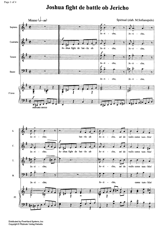 Joshua Fight de Battle ob Jericho