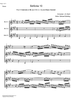 Three Part Sinfonia No.10 BWV 796 G Major - Score