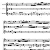 Three Part Sinfonia No.13 BWV 799 a minor - Score