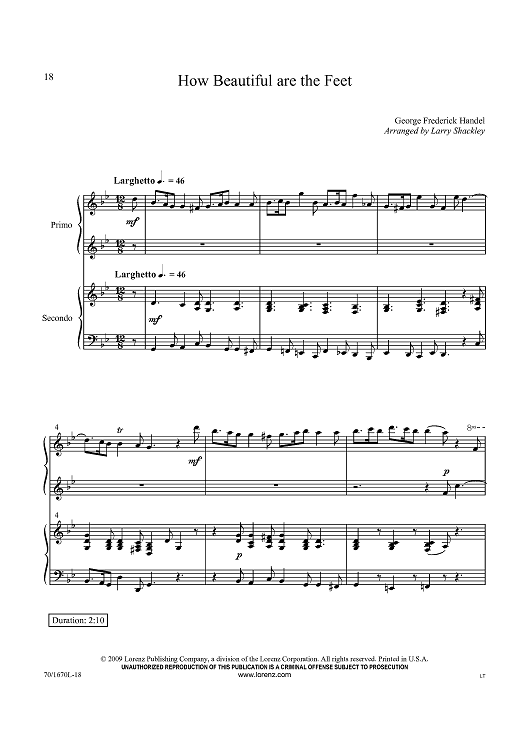 How Beautiful are the Feet