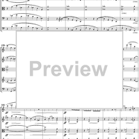 Quintet in C Major, Movement 4 - Score