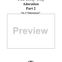 The Holy City: Part II. "Adoration", No. 9, "Intermezzo"