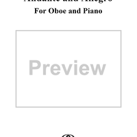 Andante and Allegro - Oboe