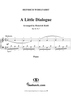A Little Dialogue, Op. 61, No. 7