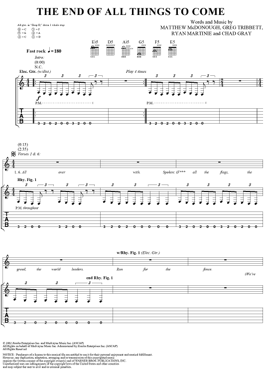 The End of All Things to Come