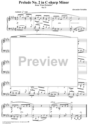 Prelude No. 2 in C-sharp minor
