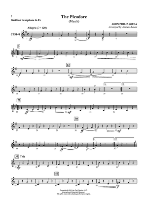 The Picadore (March) - Baritone Sax