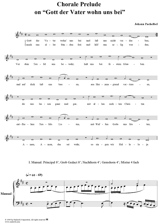 Chorale Prelude on "Gott der Vater wohn uns bei"