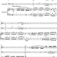 Piano Trio No. 8 in E-flat Major, WoO 38 - Piano Score