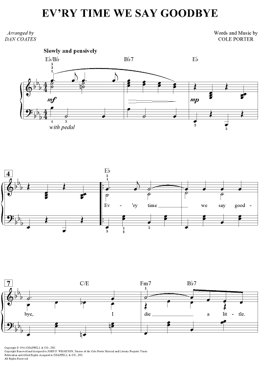 Ev'ry Time We Say Goodbye