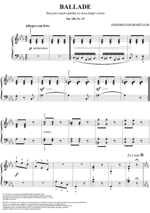 Ballade, Op. 100, No. 15