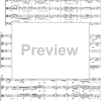 String Quintet No. 1 in A Major, Op. 18 - Score