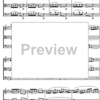 String Trio Bb Major D581A - Score