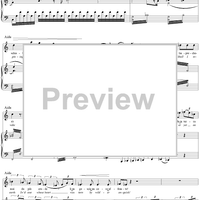 Scene from "Aida", Act 1 - Score