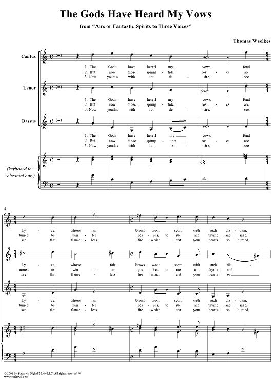 The Gods Have Heard My Vows