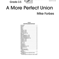 A More Perfect Union - Score